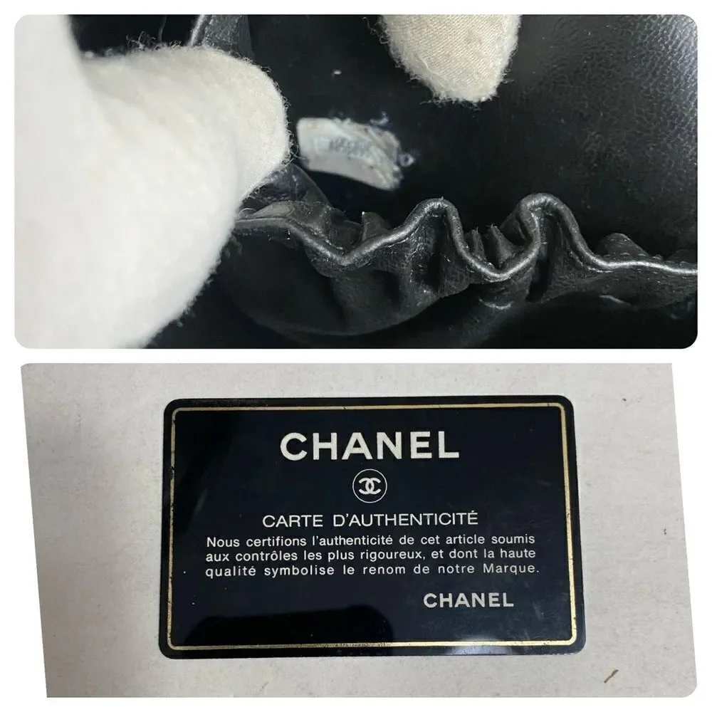 CHANEL CC Bicolore Lambskin Vanity Bag - Picture 8 of 17